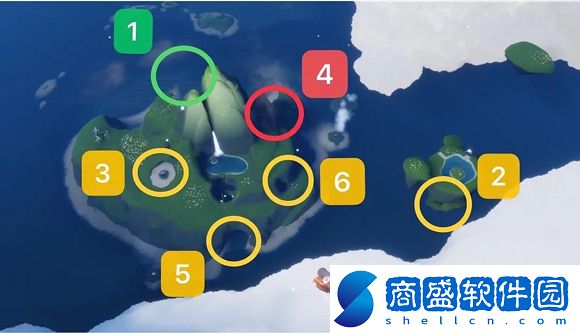 光遇圣島季先祖位置大全 圣島季先祖位置圖解