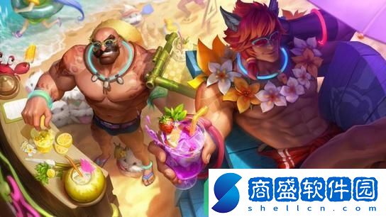 《LOL》泳池派對(duì)布隆皮膚展示