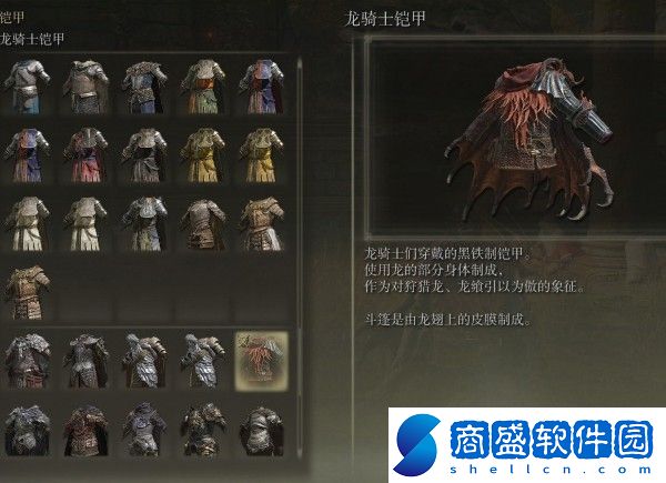 艾爾登法環(huán)龍騎士套裝有什么效果