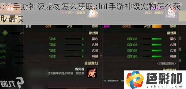 dnf手游神級寵物怎么獲取