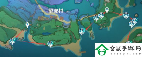 原神漂浮靈討伐線路是什么