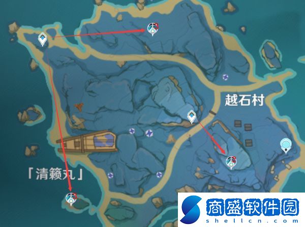 原神漂浮靈討伐線路是什么