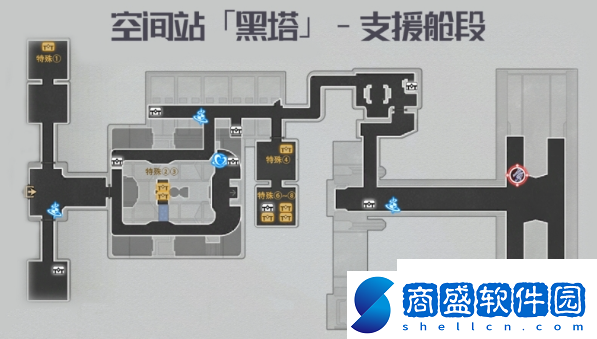 崩壞星穹鐵道支援艙段寶箱在什么位置