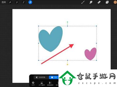 Procreate怎么多選圖層移動