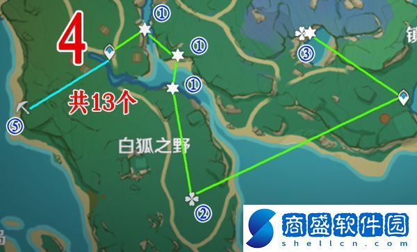 原神2.0版132個紫晶塊位置與跑圖路線是什么