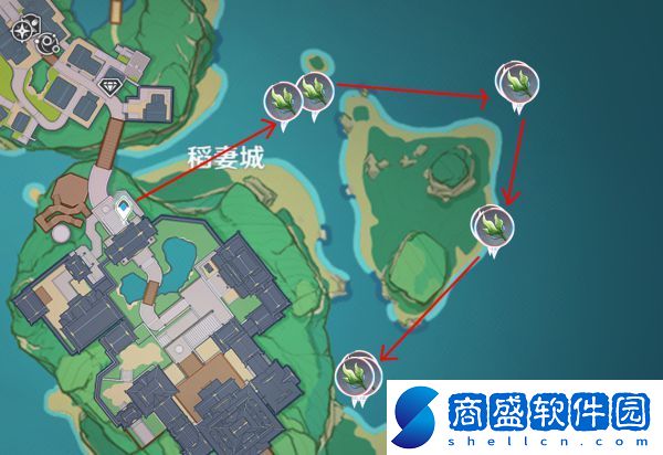 原神海草采集地點及路線是什么