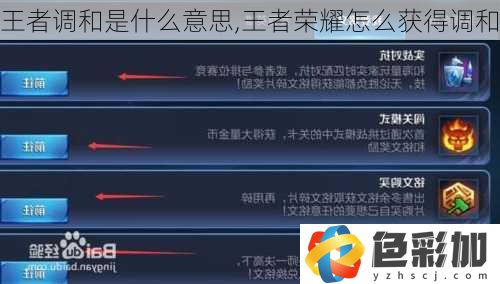 王者調(diào)和是什么意思