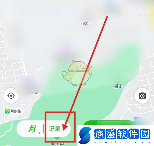 兩步路戶外助手記錄軌跡