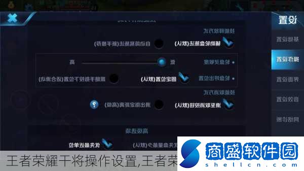 王者榮耀干將操作設(shè)置