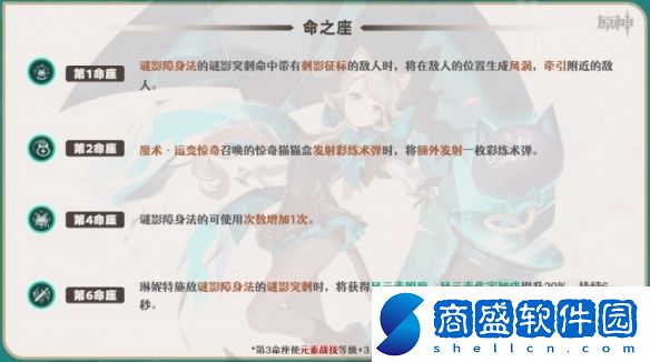 原神4.0琳妮特命之座解析攻略