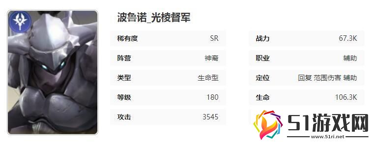 星際52區(qū)波魯諾角色技能屬性介紹