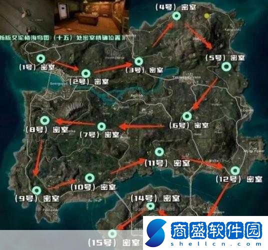 pubg艾倫格秘密鑰匙開門位置