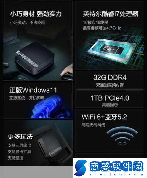 勁爆福利！標壓i7+32GB內存迷你主機