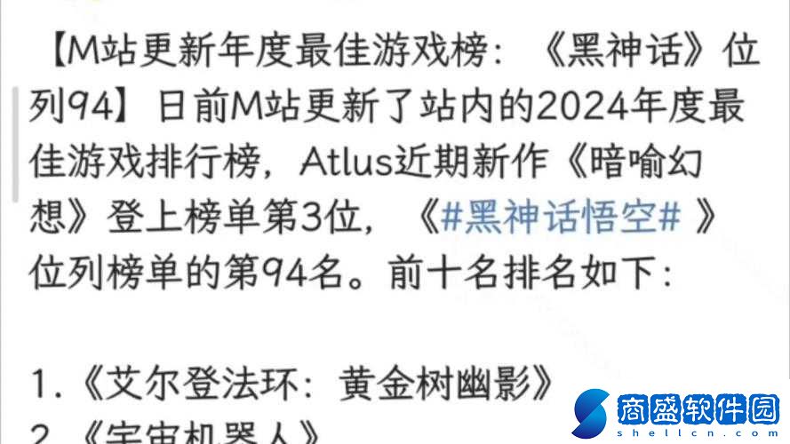 M站評出2023年年度最爛游戲魔戒