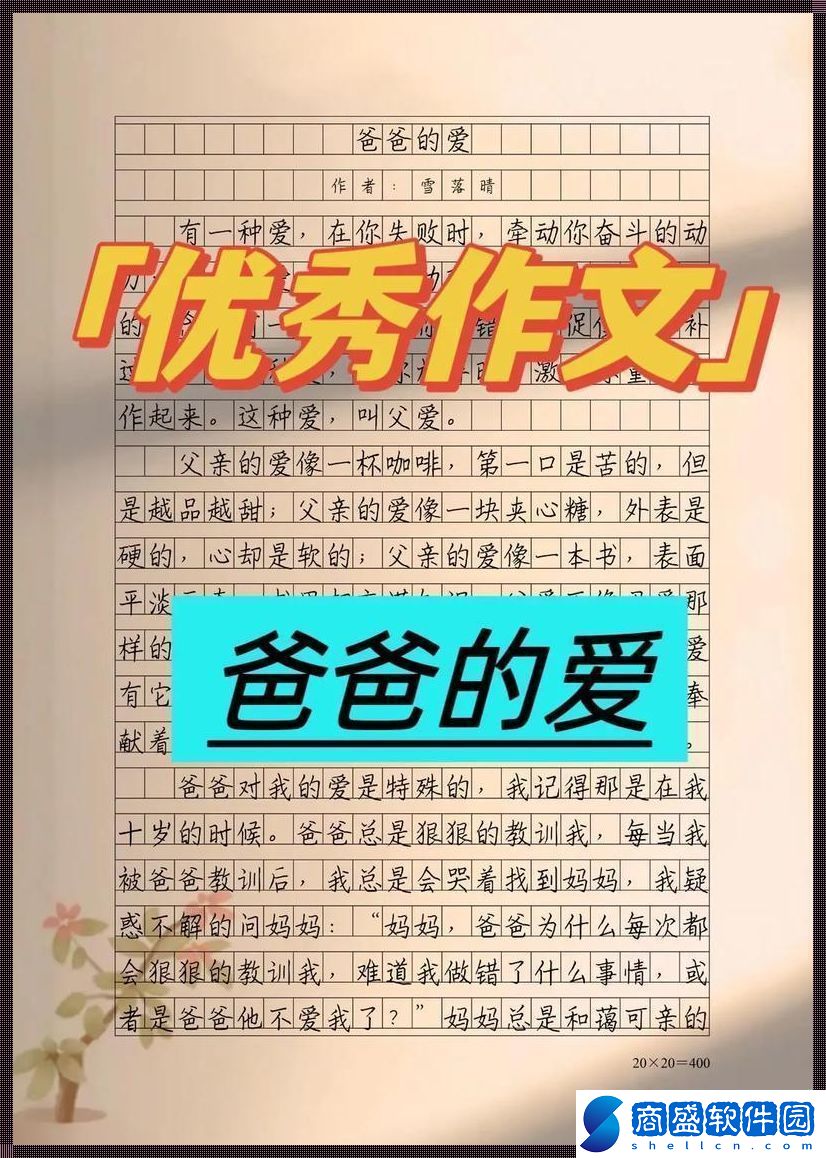 “600字‘藏在心底的父愛’