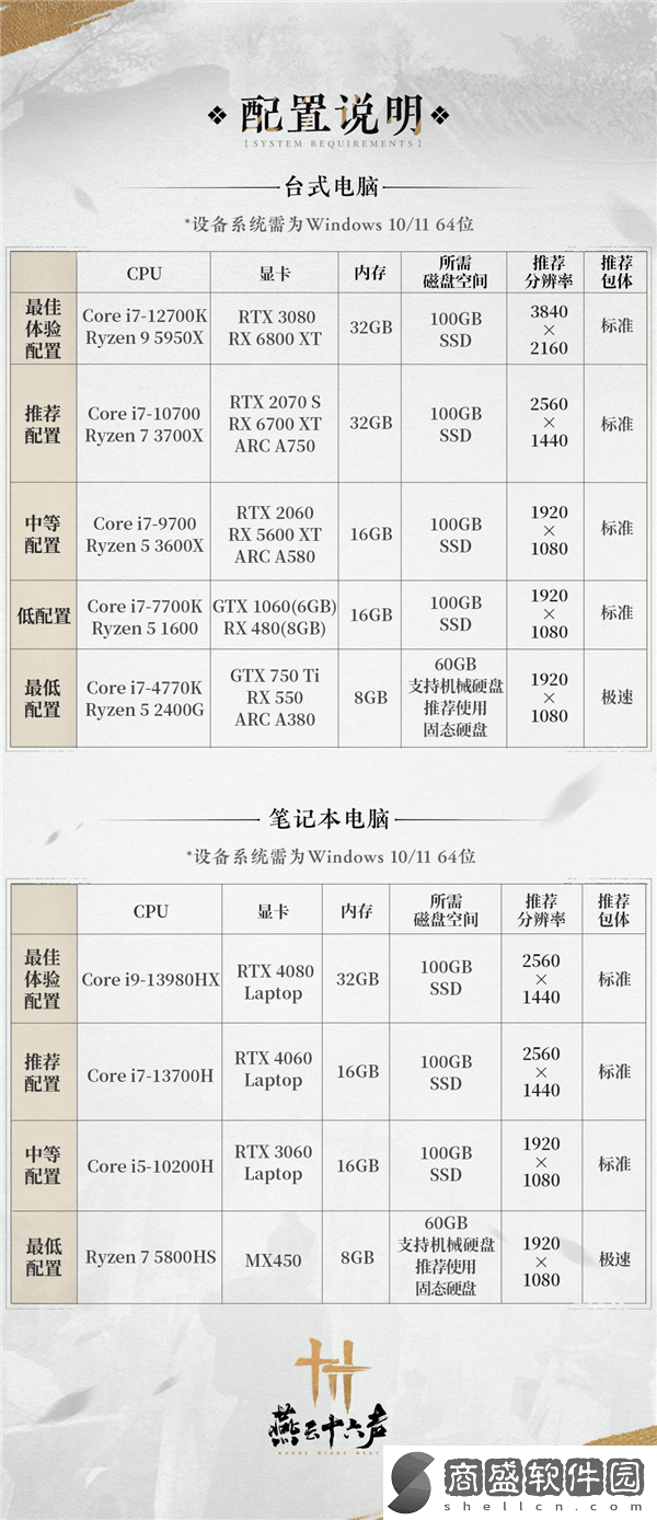 燕云十六聲PC端今起預(yù)下載